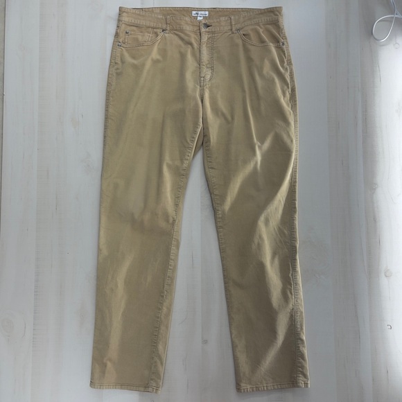 PETER MILLAR men’s corduroy straight pants tan work career casual weekend 38 - Picture 4 of 5